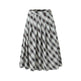 American Retro Low Waist Navel Plaid Pleated Long Skirt Women - EX-STOCK Canada