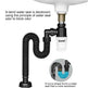 Universal Kitchen Bathroom Sink Drain Pipe Set Retractable Sewer Drainage Water Hose Wash Basin Drainer Plumbing Fittings. - EX-STOCK Canada