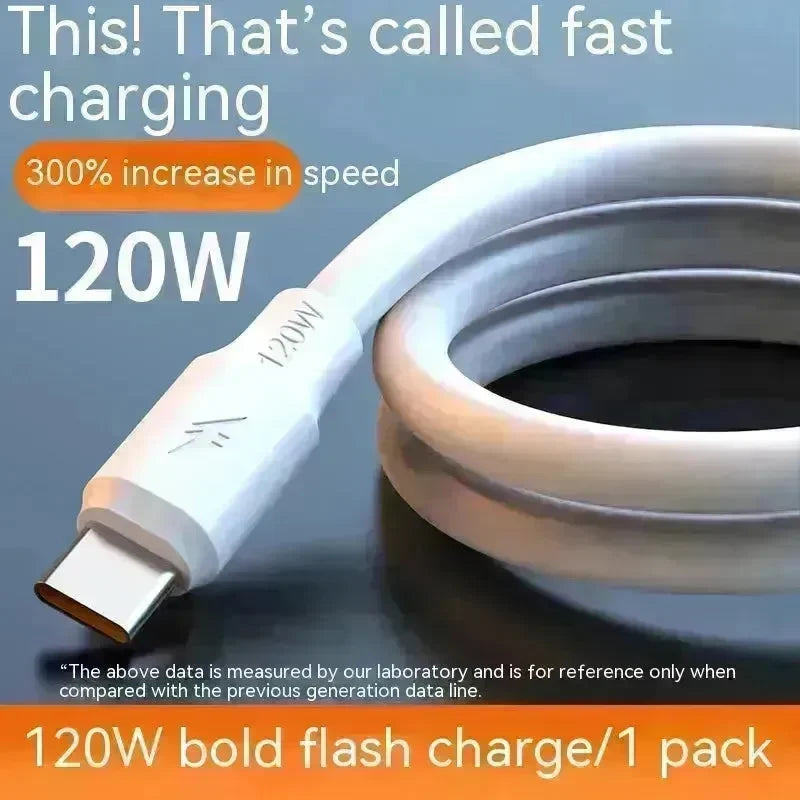 Charging Cable Fast Charging 120W Mobile Phone 6A Bold - EX-STOCK CANADA