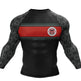 Men’s MMA Compression Rash Guard – Long Sleeve BJJ Grappling Performance Training Shirt