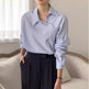 Professional Office Business Long sleeve cotton work shirt for women - EX-STOCK Canada