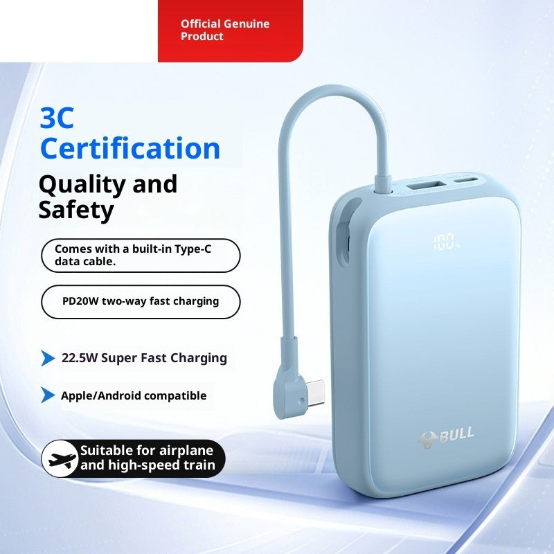 Power Bank 20000 MA Super Large Capacity Fast Charging With Cable EX-STOCK Canada 