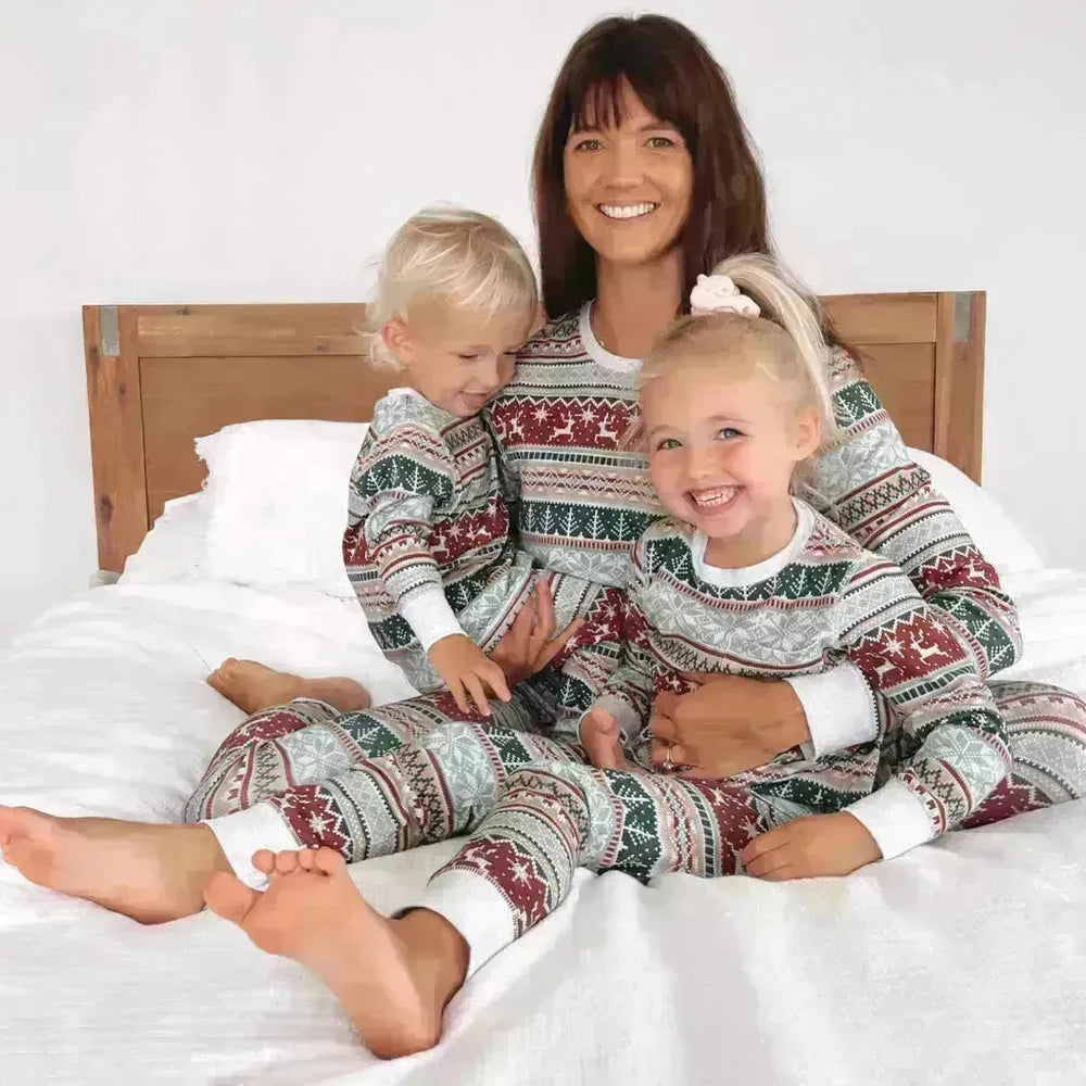 European And American Christmas Homewear Family Set Pajamas - EX-STOCK CANADA