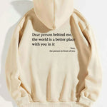 Unisex printed positive-message hoodie | EX-STOCK Canada product gallery image 11
