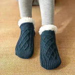 Winter Knitted Plush Floor Socks Home Warm Non-slip Carpet Socks Women - EX-STOCK CANADA