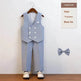 Children's Suit Vest Suit Gentleman Best Man suit 3 piece set outfit - EX-STOCK Canada