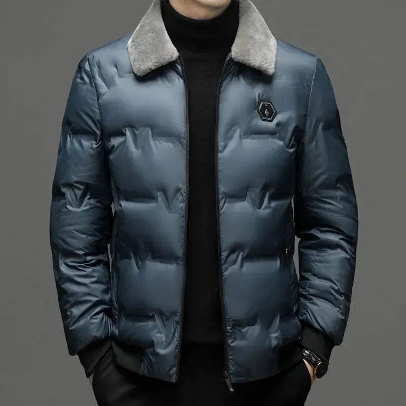 Men's Cotton-padded Slim Fit Zipper Lightweight Winter Puffer Jacket - EX-STOCK Canada