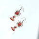 Valentine's Day Rose Wine Glass Acrylic Earrings - EX-STOCK CANADA