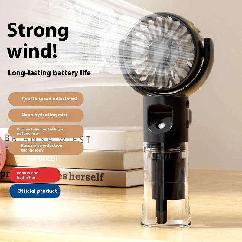 Usb Rechargeable Halter Portable F4 Handheld Spray Hydrating Fan - EX-STOCK Canada
