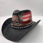 Summer Outdoor Ethnic Style Felt and Straw Cowboy Hat - EX-STOCK Canada