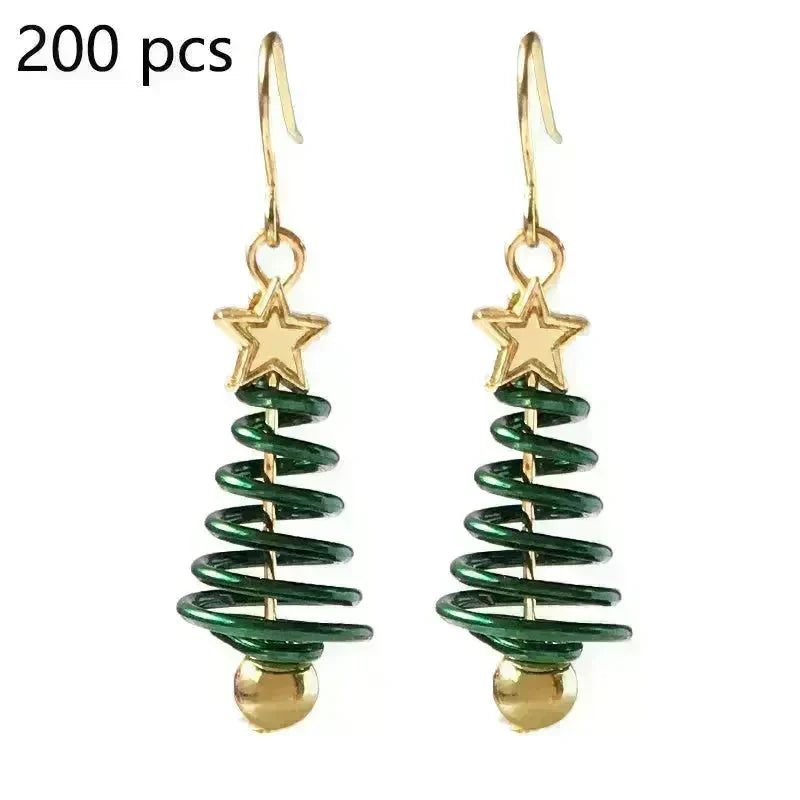 Christmas Earrings Tree Star DIY Earrings - EX-STOCK CANADA