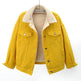 Lamb Wool Thickened Plus Velvet Denim Jacket Women EX-STOCK Canada 