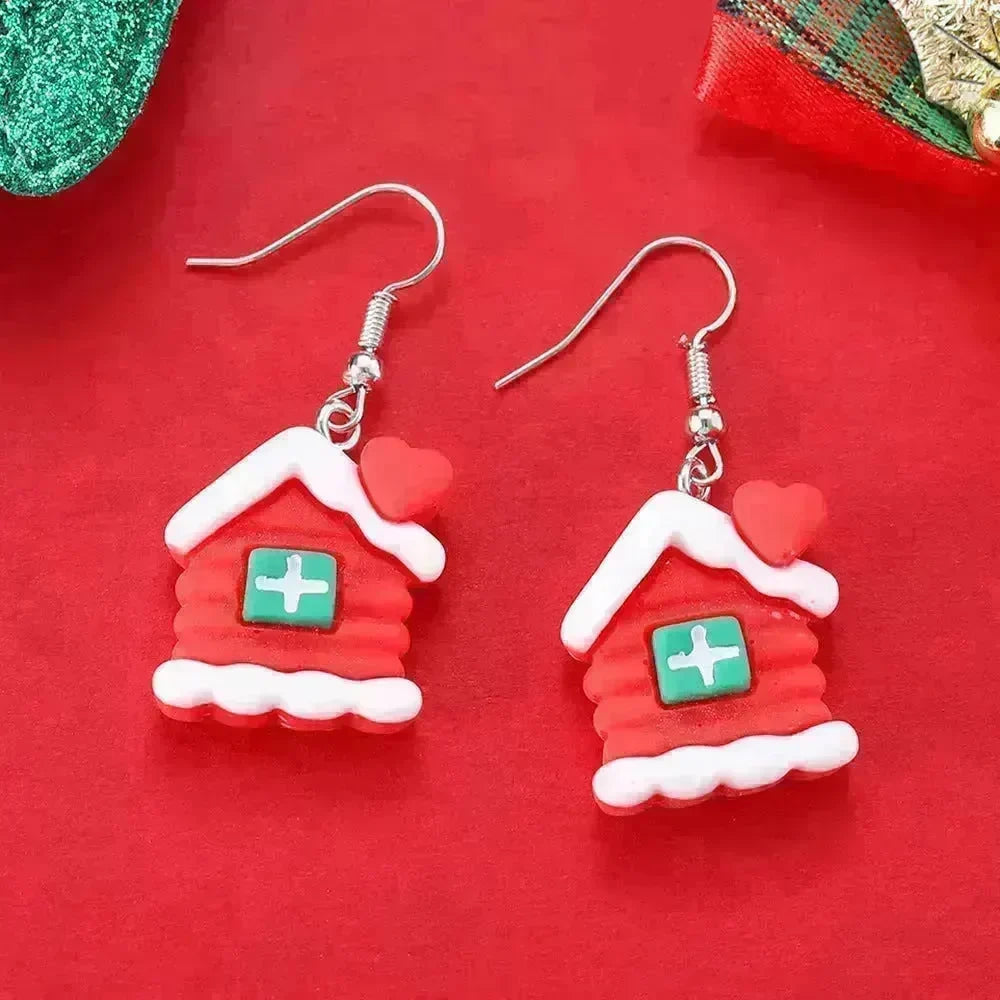 Creative Cartoon Christmas Earrings Fashion - EX-STOCK CANADA