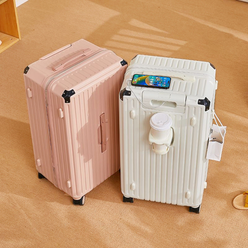 Luggage Large Capacity Student Trolley Case Thickened Strong Durable With Cornerite Password Suitcase | EX-STOCK Canada 