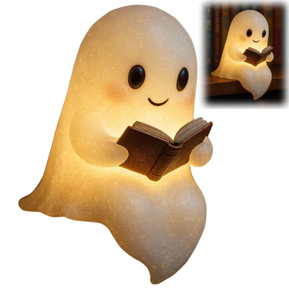Cute LED Ghost Night Light Children's Nightlight Gift Bedside Sleep Lamp Halloween Decorations Lovely Ghost Lamp Warm Light - EX-STOCK Canada