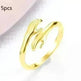 Alloy Simple Hands Hug Ring Opening Adjustable Jewelry - EX-STOCK CANADA