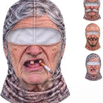 Realistic Winter Ski Face Mask Windproof Thermal Balaclava For Outdoor Sports And Parties | EX-STOCK product gallery photo 3