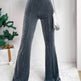 High Waist Lamp Wick Corduroy Bell-bottom Pants Wide Leg Women - EX-STOCK Canada