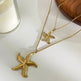 Women's Stainless Steel Starfish Conch Necklace EX-STOCK