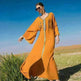 Luxury Hand-stitched Diamond Sleeve Dress Middle East Dubai Abaya Dress Fancy Summer Abaya Turkey Embellished Abaya dress - EX-STOCK CANADA