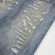 Punk Make Old Ripped Letter Denim Trousers Men Jeans - EX-STOCK CANADA