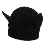 Devil Ears Thickened All Acrylic Knitted Beanie Hat - EX-STOCK Canada