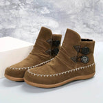Button Design Ankle Boots For Women Autumn And Winter - EX-STOCK Canada