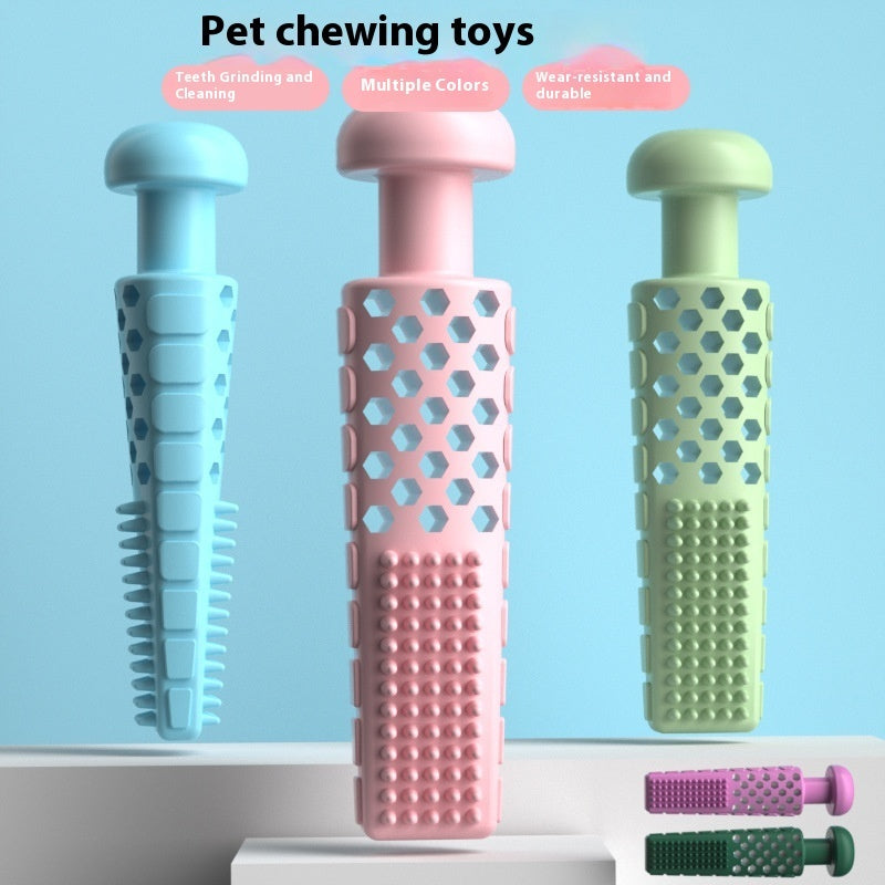Pet Toy Supplies Toothpaste-type Gnawing Toy TPR Stick Relieving Stuffy Molars 