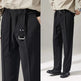 Detachable Belt Draping Wide-leg Suit Chinos Trouser For Men - EX-STOCK CANADA