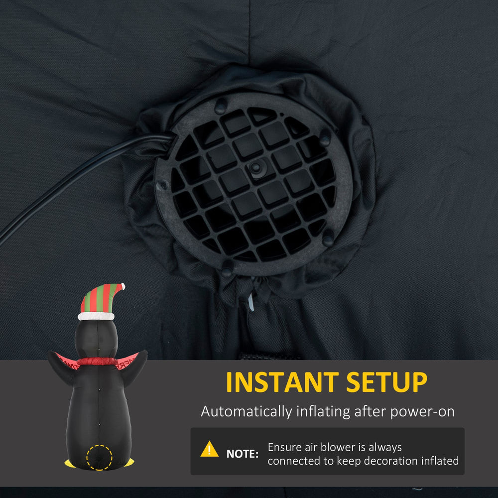 8' Christmas Inflatable Penguin LED Lights Indoor Outdoor Decoration EX-STOCK Canada 