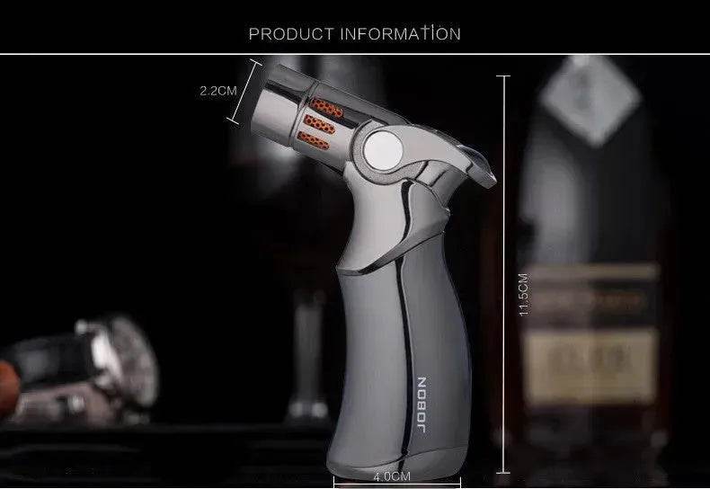 Metal Windproof Blue flame Butane Torch Lighter Cigar Lighter - EX-STOCK Canada