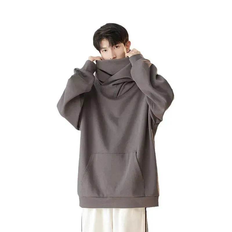 Autumn Winter Oversized Turtleneck Hoodie Pullover for mens - EX-STOCK Canada