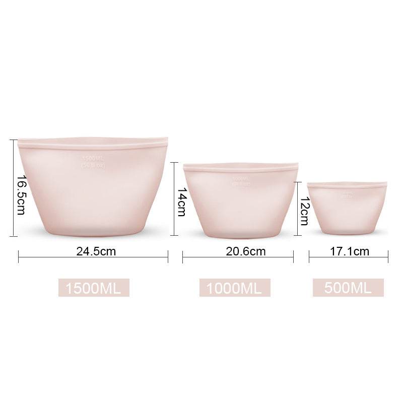 Silicone Food Storage Bag reusable freezer bags - EX-STOCK Canada