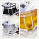 Men's Cotton  Boxer Briefs Trendy Breathable Low waist underwear - EX-STOCK CANADA