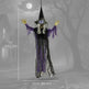Life Size Halloween Animated Hanging Witch With Glowing LED Eyes, Scary Halloween Decorations, Battery Operated EX-STOCK Canada 