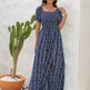 Elegant Off shoulder Spring Summer Maxi dress Slit Chiffon maxi dress for Beach vacation resort travel - EX-STOCK Canada