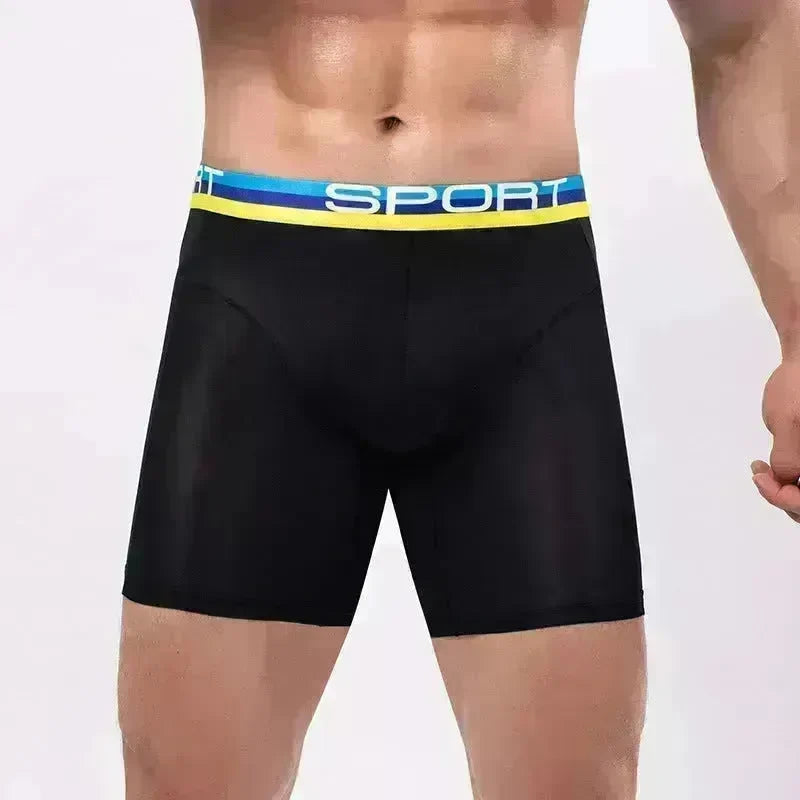Anti-wear Ice Silk breathable Midway Boxer Beach swimming Underwear - EX-STOCK CANADA