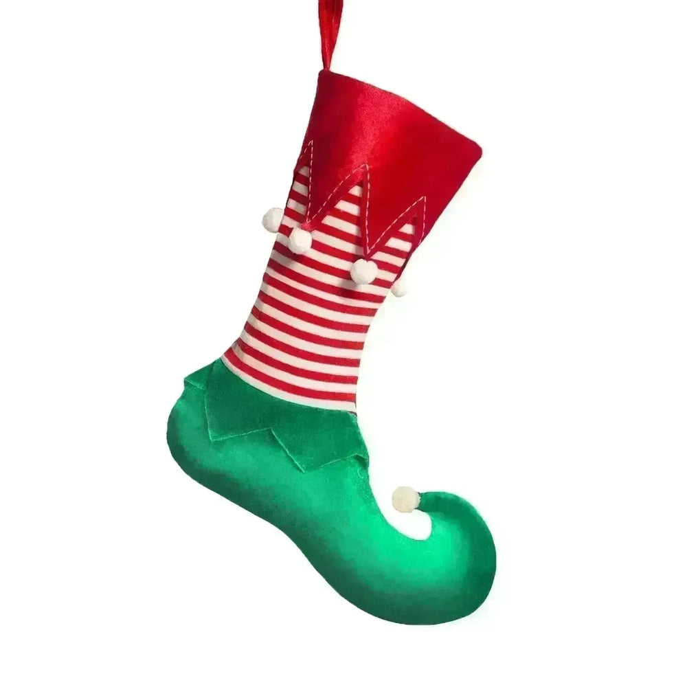 Christmas Decorations Elf Christmas Stockings Gift Bag - EX-STOCK CANADA
