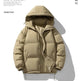Men's Hoodie Padded Coat Thickened Cotton-padded Clothes Loose Casual Cotton-padded Jacket - EX-STOCK Canada