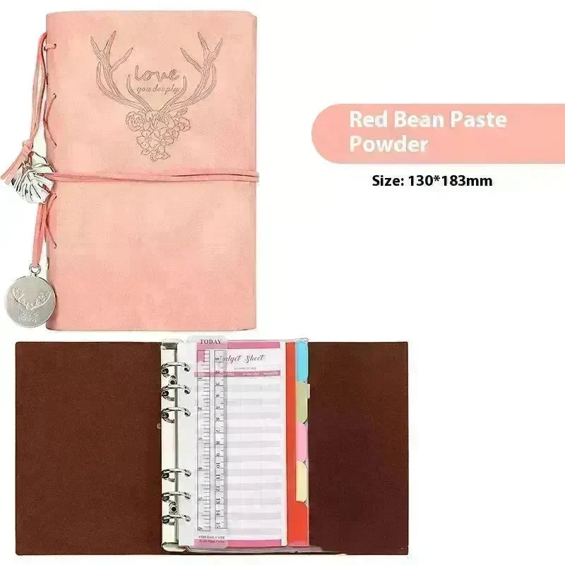 Notebook A6 Leather Loose-leaf Tally Book Note Pad  Memo Note Book - EX-STOCK CANADA