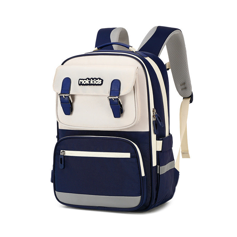 Lightweight Burden Alleviation Large Capacity Student Schoolbag EX-STOCK