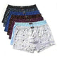 Men's  Underpants Cotton 6 Pcs  Printed Boxer Mid Waist underwear - EX-STOCK CANADA