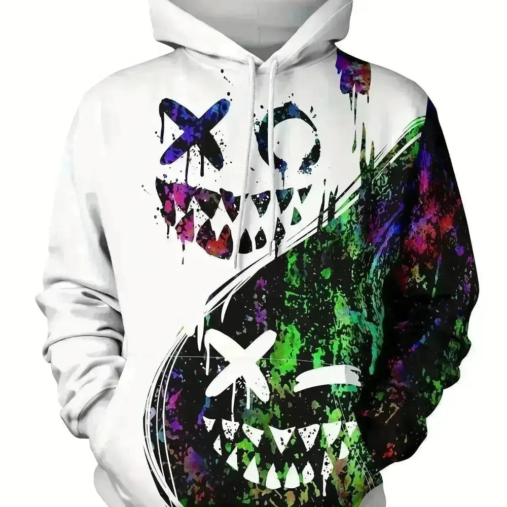 Autumn Winter Halloween Inspired Hoodie Sweatshirt Pullover tops for men - EX-STOCK CANADA