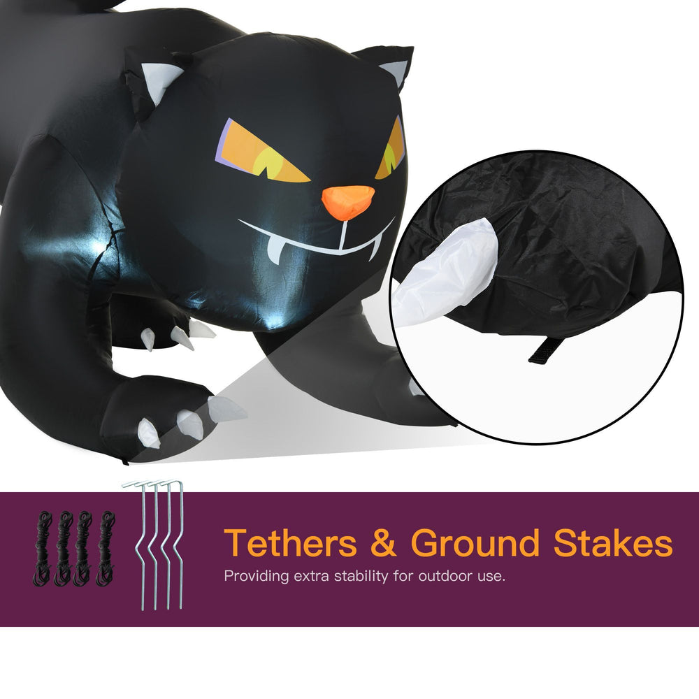 4Ft Tall Halloween Inflatable Black Cat Airblown Outdoor Yard Decoration Holiday Garden Decor EX-STOCK Canada 