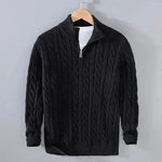Winter Half Zip Knitted Pullover Sweater for Men - EX-STOCK Canada