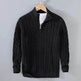 Winter Half Zip Knitted Pullover Sweater for Men - EX-STOCK Canada