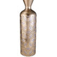 22 Tall Polyresin Decorative Vase, Weave Rose Gold Design EX-STOCK