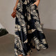 Printed Comfortable Casual High Waist Wide-leg Floral Palazzo Trousers women - EX-STOCK Canada