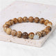Lava Volcanic Stone Couple Magnetic Clasp Bracelet