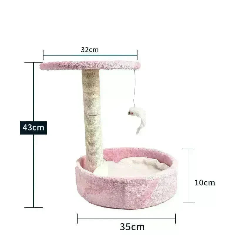 Cat Climbing Frame Litter Tree Integrated Grab - EX-STOCK CANADA